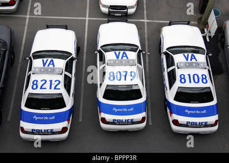 Vancouver Polizei-Abteilung-Fahrzeuge, Vancouver, Britisch-Kolumbien, Kanada Stockfoto