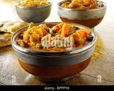 Gemüse-Curry, indisches Essen Rezept Bilder, Fotos & Bilder Stockfoto