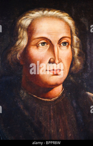 Christopher Columbus 1451-1506. Italienische geborene Entdecker. Stockfoto