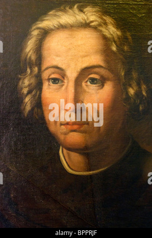 Christopher Columbus 1451-1506. Italienische geborene Entdecker. Stockfoto