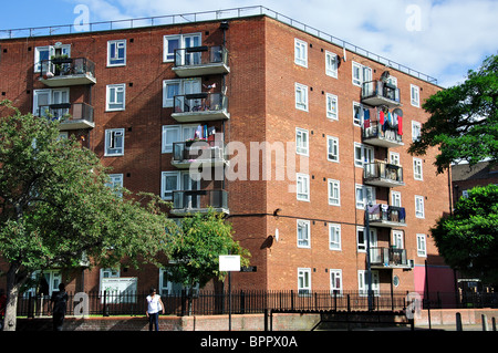 Watham Estate, Clapham Road, Stockwell, London Borough of Lambeth, Greater London, England, Vereinigtes Königreich Stockfoto