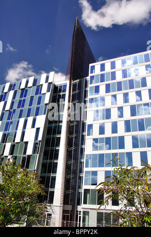 Fünf Merchant Square Building, Paddington Waterside, Paddington, City of Westminster, Greater London, England, Vereinigtes Königreich Stockfoto