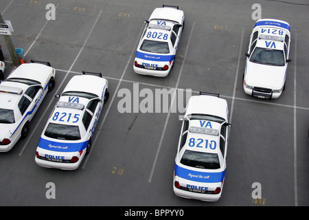 Vancouver Polizei-Abteilung-Fahrzeuge, Vancouver, Britisch-Kolumbien, Kanada Stockfoto