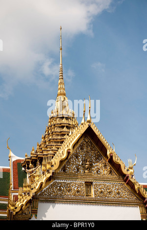 Der kreuzförmige Dusit Maha Prasat Thronsaal, Regierung Gebäude, Grand Palace, Bangkok, Thailand Stockfoto