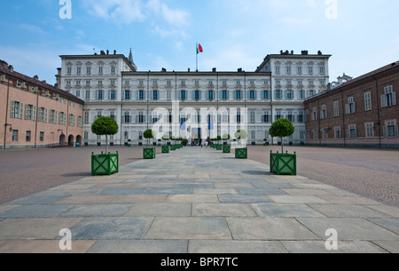 Italien, Turin, Palazzo Reale Stockfoto