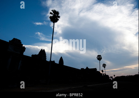 Angkor Wat in der Abenddämmerung, Siem Reap, Kambodscha Stockfoto