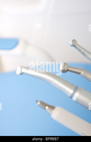 Medizinische Geräte für die Zahnärzte. Stockfoto