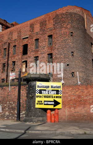 Bestandteil der Tabak Lagerkomplex von Stanley Dock Dock in Liverpool unterwegs. Stockfoto