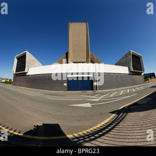 Schaft und Dunstabzug Lüfter für den Kingsway-Mersey-Tunnel in Liverpool befindet sich in Waterloo Road, -The Dock Road. Stockfoto