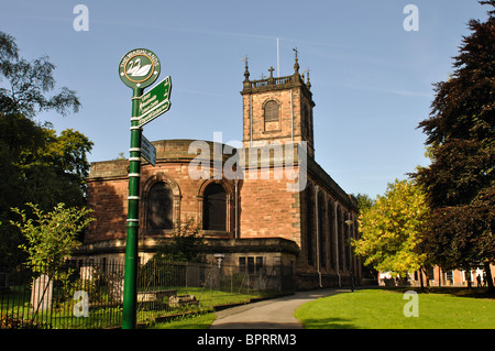 St. Modwen Kirche, Burton-On-Trent, Staffordshire, England, Vereinigtes Königreich Stockfoto