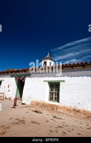 Außenseite des La Casa de Estudillo Museum, Old Town San Diego, Kalifornien, Vereinigte Staaten von Amerika Stockfoto