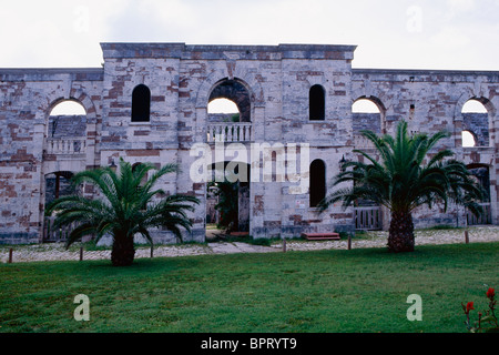 Hof-Gebäude, Royal Naval Dockyard, Bermuda Stockfoto