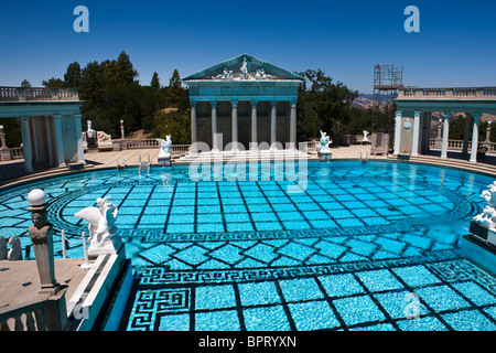 Neptun Schwimmbad, Hearst Castle, California, Vereinigte Staaten von Amerika Stockfoto