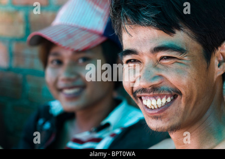 Workman, Sihanoukville, Kambodscha Stockfoto