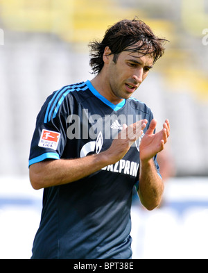 Raul, Schalke 04, deutscher Bundesliga-Football-Spieler Stockfoto