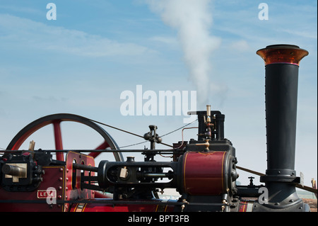 Vintage Dampftraktor bei Great Dorset Steam fair in England Stockfoto