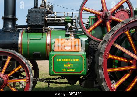 Dampftraktor von Neuseeland in die Great Dorset steam fair 2010, England Stockfoto