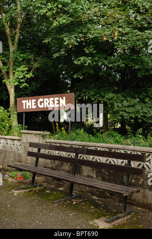 Ravenglass und Eskdale schmale Bahn in Cumbria, England Stockfoto