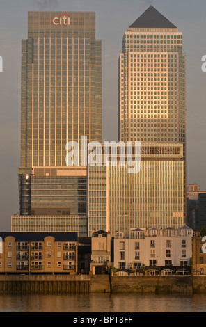 Canary Wharf Estate, Docklands, Isle of Dogs, London Vereinigtes Königreich Stockfoto