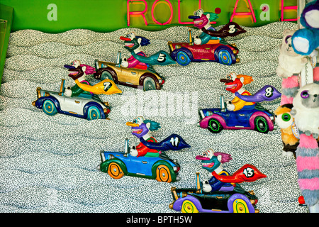 Clown Karneval Autorennen Spiele Stockfoto