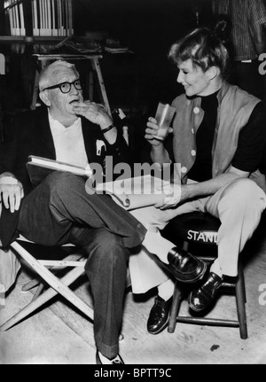 SPENCER TRACY & KATHARINE HEPBURN SCHAUSPIELER & SCHAUSPIELERIN (1964) Stockfoto