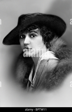 ALICE BRADY STUMMFILMSCHAUSPIELERIN (1926) Stockfoto