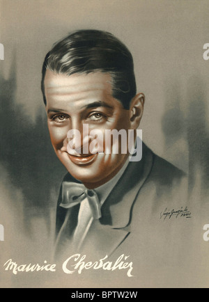 MAURICE CHEVALIER SCHAUSPIELER (1934) Stockfoto