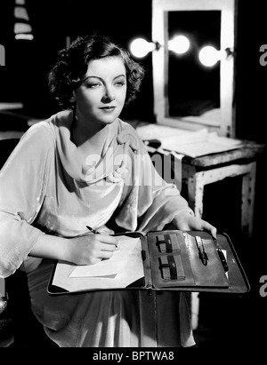 MYRNA LOY SCHAUSPIELERIN (1933) Stockfoto