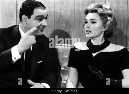 ROCKY MARCIANO & ZSA ZSA GABOR SCHWERGEWICHTSBOXER & SCHAUSPIELERIN (1962) Stockfoto