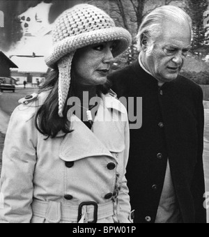 SIMONE BICHERON & CURD JÜRGENS SCHAUSPIELER & FRAU (1971) Stockfoto