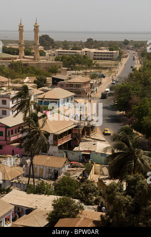 Blick über Banjul aus Arch 22, Gambia Stockfoto