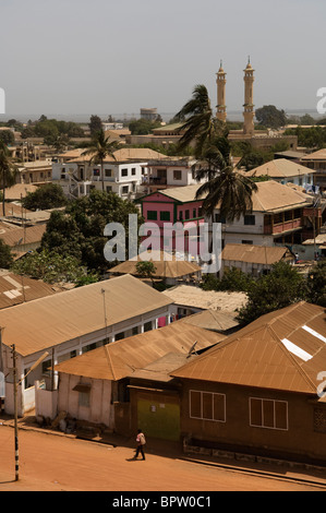 Blick über Banjul aus Arch 22, Gambia Stockfoto