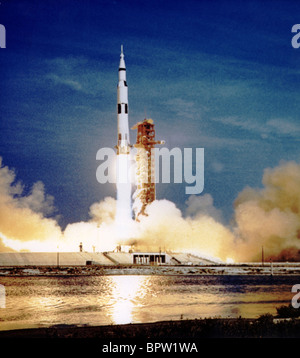 SATURN-RAKETE PRODUKTEINFÜHRUNG APOLLO 11 (1969) Stockfoto