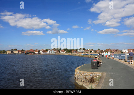 Das historische Dorf Emsworth in West Sussex auf einen Zulauf von Chichester Harbour. England-UK. Stockfoto