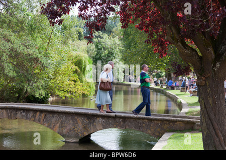 Bourton-on-the-Water, späten Sommer 2 Stockfoto