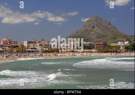 Arenal Strand, Javea, Costa Blanca, Spanien Stockfoto