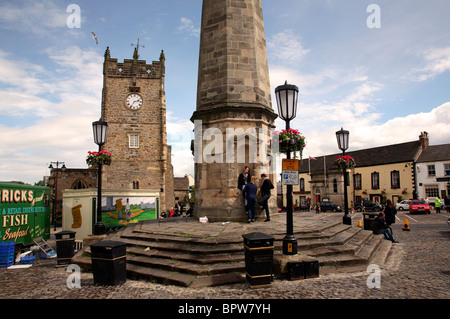 Marktplatz Richmond North Yorkshire Stockfoto