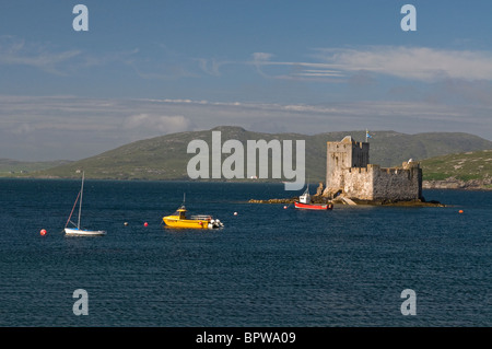 Kisimul Castle liegt in Castlebay auf der Insel Barra, äußeren Hebriden Western Isles. Schottland SCO 6545 Stockfoto