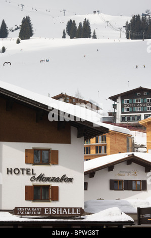 Lech, Österreich, Ski Oase. Stockfoto