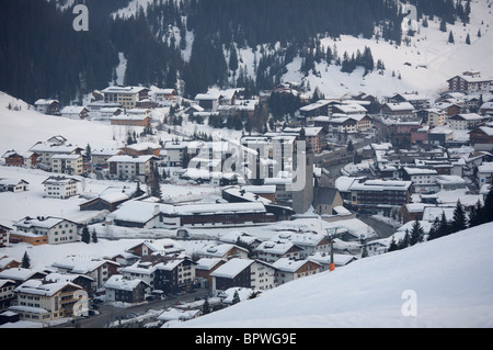 Lech, Österreich, Ski Oase. Stockfoto