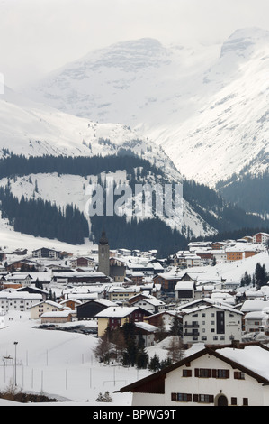 Lech, Österreich, Ski Oase. Stockfoto