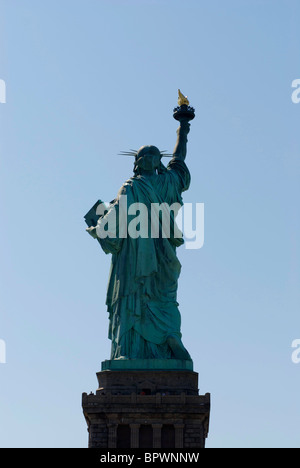 Freiheitsstatue Liberty New York NY historisches Wahrzeichen gegeben nach Amerika durch die Franzosen um ihre Unabhängigkeit zu markieren. 04. Juli. Stockfoto
