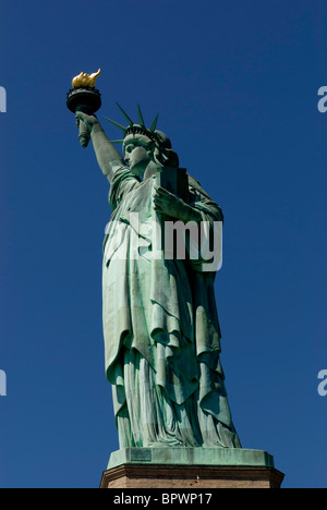 Freiheitsstatue Liberty New York NY historisches Wahrzeichen gegeben nach Amerika durch die Franzosen um ihre Unabhängigkeit zu markieren. 04. Juli. Stockfoto