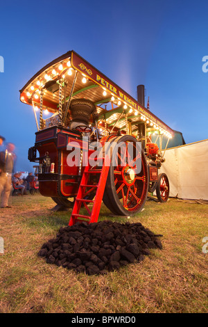 Schausteller Motor an die Great Dorset Steam Fair 2010 Stockfoto