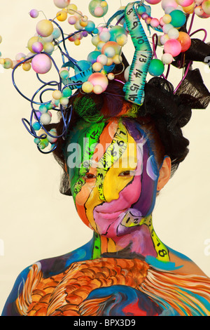 Daegu International Bodypainting Festival Stockfoto