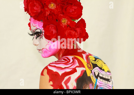 Daegu International Bodypainting Festival Stockfoto