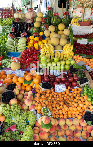 Frisches Obst-Markt in Istanbul Stockfoto