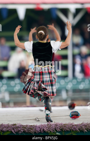 Die jährliche Braemar Highland Gathering auf Royal Deeside in Schottland von Königin Elizabeth II besucht Stockfoto