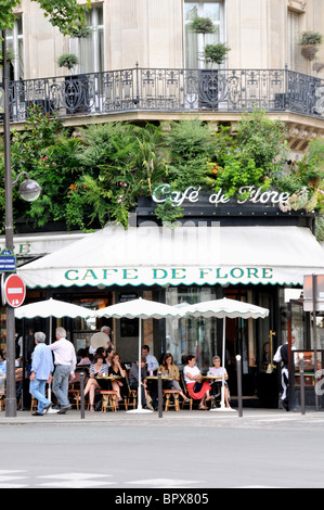 Café de Flore, Paris, Frankreich Stockfoto