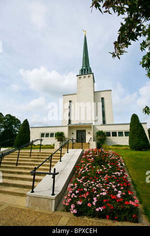 Mormonen-London-Tempel des letzten Tages der Heiligen Newchapel Surrey England Stockfoto